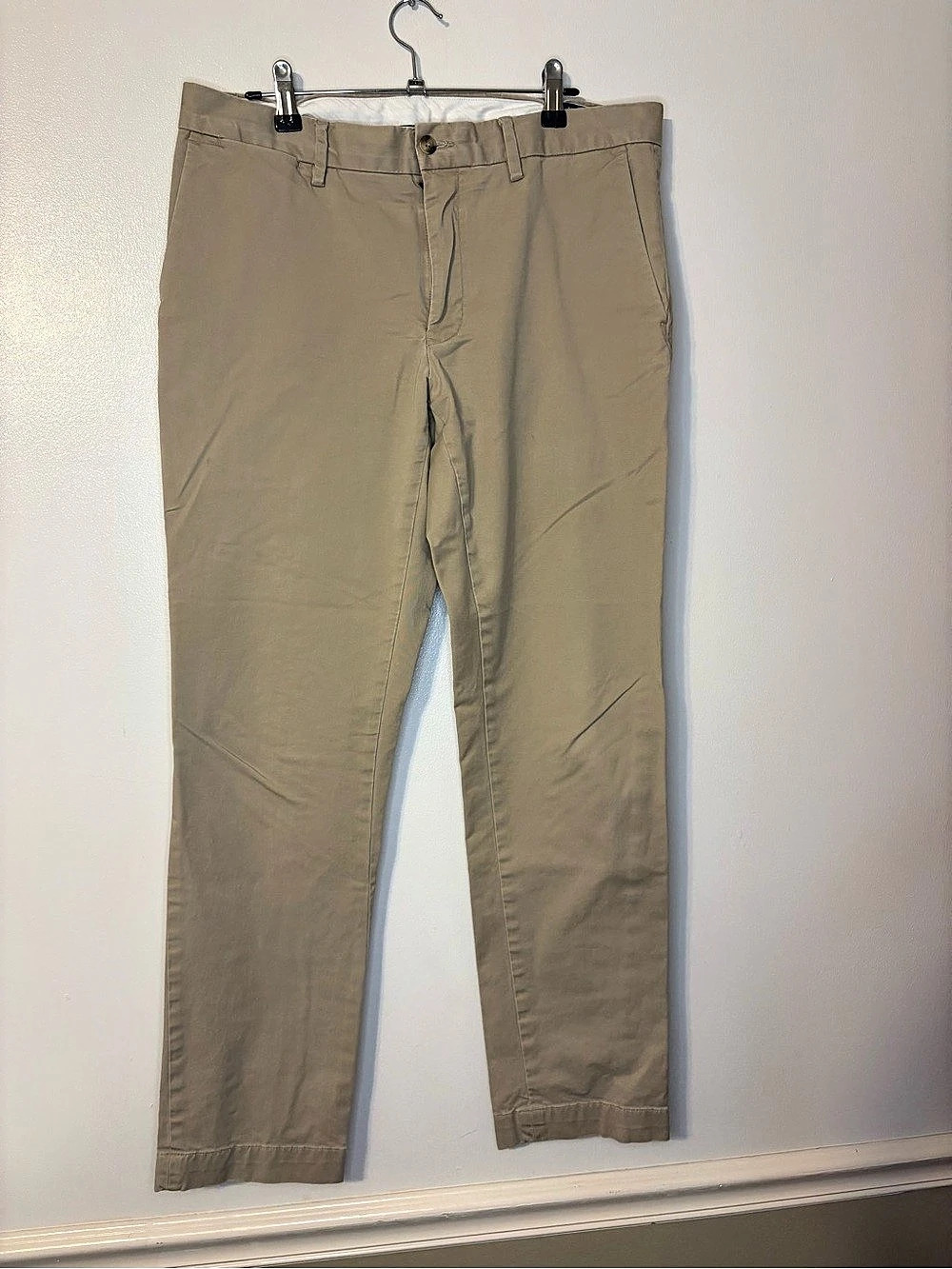 Polo Ralph Lauren Stretch Slim Fit Chino Pants Khaki Waist 33/32